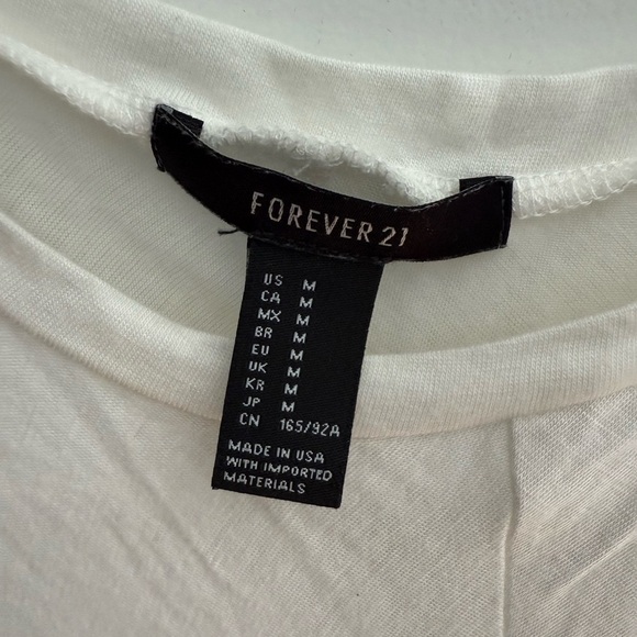 Forever 21 | White Sleeveless Tunic | Size Medium - Picture 2 of 3